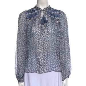 Ulla Johnson Blue Blouse